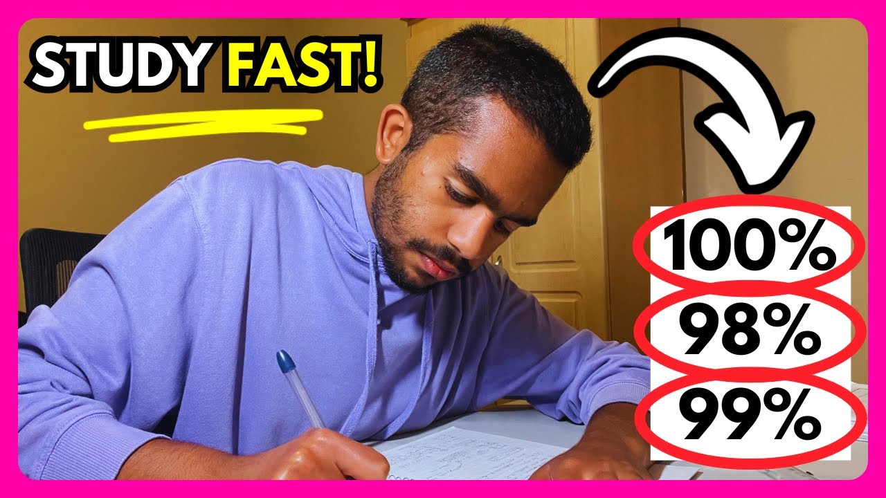 How to STUDY so FAST that it feels ILLEGAL ❗❗❗