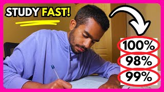 How to STUDY so FAST that it feels ILLEGAL ❗❗❗