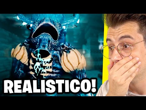 REAGISCO a MINECRAFT SUPER REALISTICO 1.19