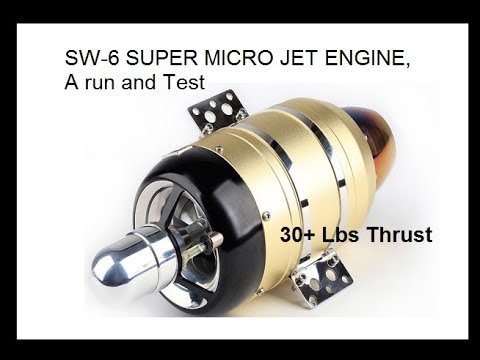 NEW Micro Jet Engine 30 lb thrust Very AFFORDABLE! 12kg video