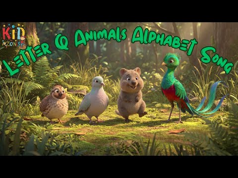 Alphabet Animals Song – Letter Q | Learn Animals for Toddlers
