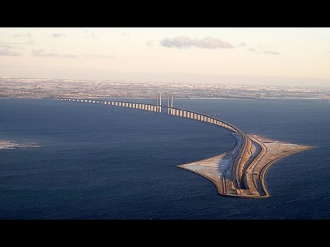 мост со Швеции к Дании ...Мальме ,Эресун