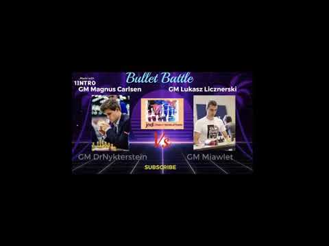 #chess #chess24 #chessrush [GM Magnus Carlsen vs GM Lukasz Licznerski] Bullet Battle...
