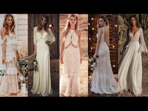 50 Bohemian Wedding Dresses - Embrace the...