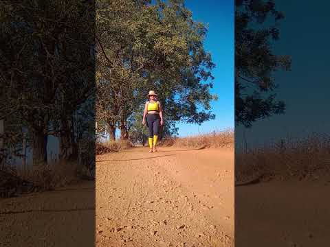 Caminhada sertaneja Comunidade Santa Rita município Vianópolis Goiás Brasil