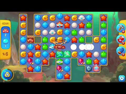 [FISHDOM Walkthrough] Level 6204 Super Hard (Qua màn - Fishdom)