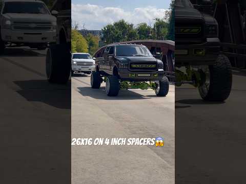 6.0 POWERSTROKE ON 26x16 & 4 INCH WHEEL SPACERS