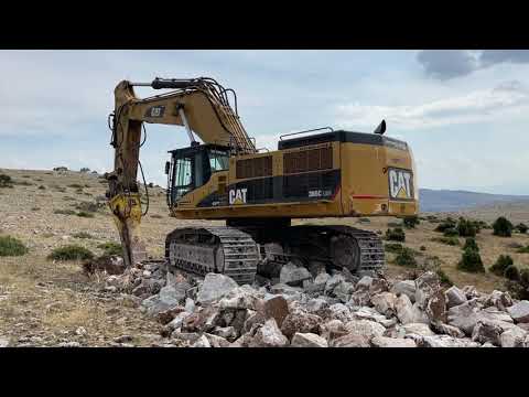 Caterpillar 385C Excavator With Atlas Copco HB 10000 Hydraulic Breaker - Sotiriadis Construction