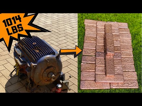#shorts   -   462 KG Motor MeltDown - ASMR Metal Melting - BigStackD Bulk Copper Casting