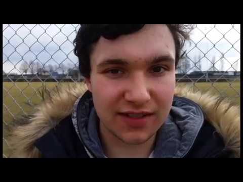 Watching a football training match