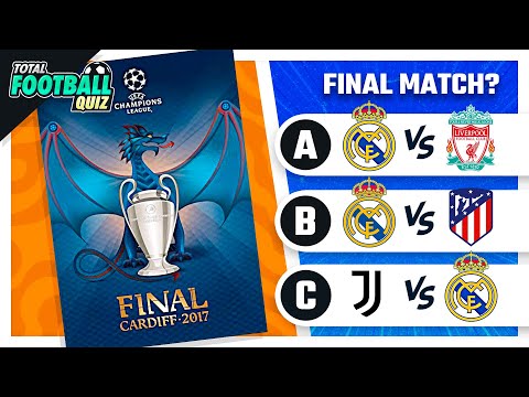 GUESS THE CHAMPIONS LEAGUE FINAL MATCH | TFQ QUIZ FOOTBALL 2023