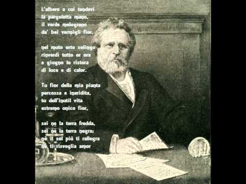 Pianto Antico di Giosuè Carducci - Recitata da Arnoldo Foà.WMV