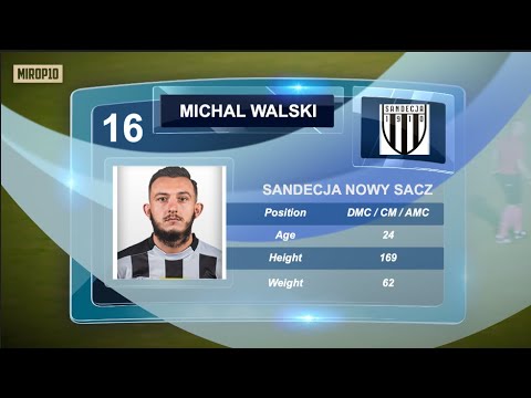 Michal Walski / Sandecja Nowy Sącz / Skills & Goals /