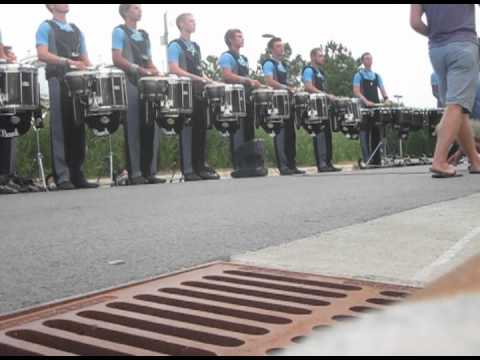 2012 Spirit of Atlanta Drumline - Warm-ups in Durham, NC (7/30/12)