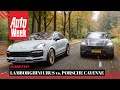 Porsche Cayenne Turbo GT vs. Lamborghini Urus  - AutoWeek Dubbeltest - English subtitles