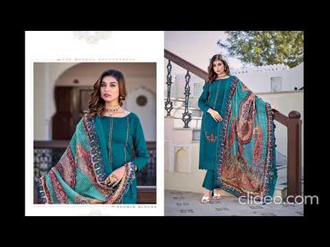 HERMITAGE ELAHE PURE VISCOSE JAM SATIN ENTIRELY EMBROIDERED SALWAR SUIT COLLECTION