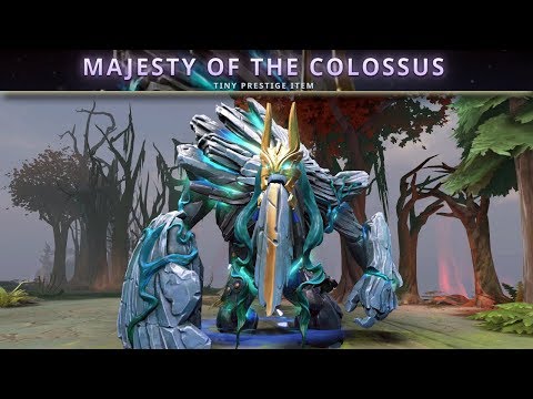 Dota 2 TI9 - Tiny Prestige Item - Majesty of the Colossus Preview