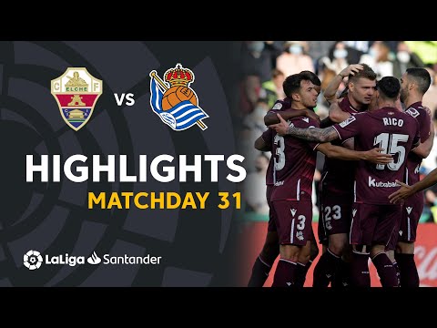 Resumen de Elche CF vs Real Sociedad (1-2)
