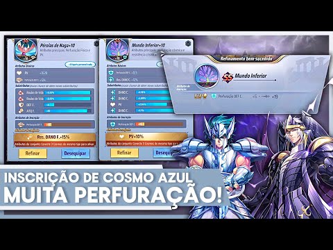 ⚙️✍🏻 INSCRIÇÃO DE COSMOS (AZUIS) - MUITA PERFURAÇÃO PARA SEUS PRINCIPAIS ATACANTES !! ✍🏻⚙️