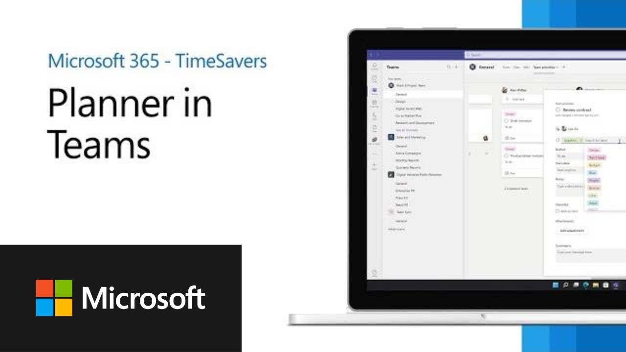 How to use Planner in Microsoft Teams to organize team tasks | Microsoft 365 TimeSavers