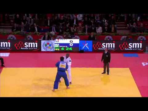 Judo Grand Slam Paris 2012: final +100kg RINER, Teddy (FRA) - SILVA, Rafael (BRA)