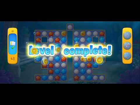 Fishdom game levels 81-85, Playrix games