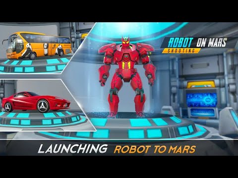 Mars Battle: Bus Robot Game 3D _ android gameplay