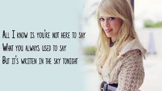 Hilary Duff -  Someone&#39;s Watching Over Me || Lyrics