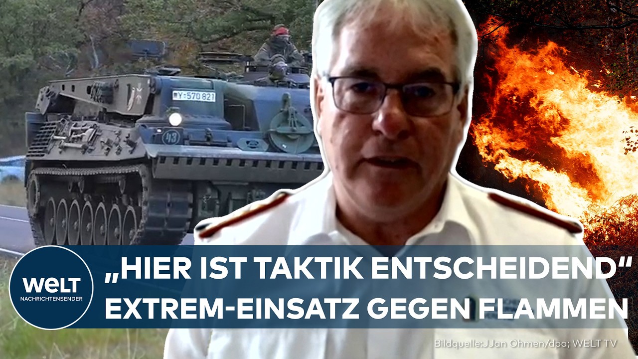 WALDBRÄNDE IN DEUTSCHLAND: Feuerwehr bekämpft Flammen mit allen Mitteln! Bundeswehr im Einsatz