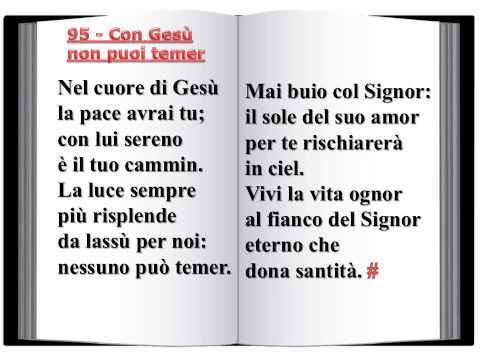 95 Con Gesù non puoi temer - Innario Chiesa Cristiana Avventista del Settimo Giorno 2014
