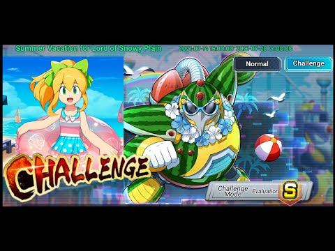Summer Vacation for Lord of Snowy Plain Event「 Mega Man X Dive 」 Swimsuit Roll-chan