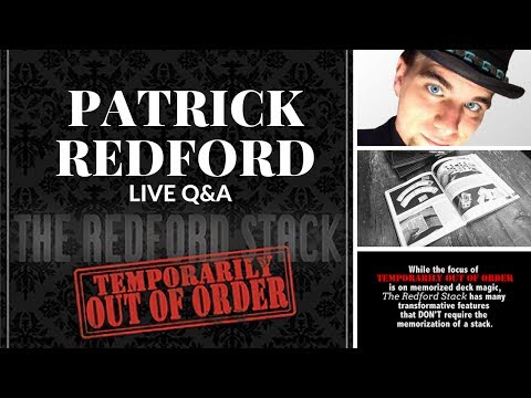 Patrick Redford LIVE (TEMPORARILY OUT OF ORDER Q&A)