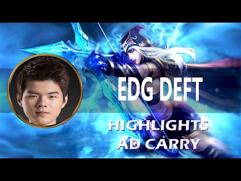 EDG Deft  Ashe vs Caitlyn  C9 Sneaky Highlights SoloQ Ranked Challenge