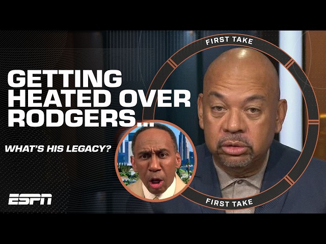 Stephen A. & Michael Wilbon GET INTO IT over Aaron Rodgers' legacy 🔥 | First Take SDDEFAULT Thumbnail