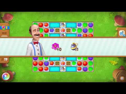 Gardenscapes 1032 Level - 19 moves - NO BooSTERS