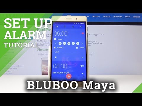 How to Set Alarm in BLUBOO Maya – Time Settings