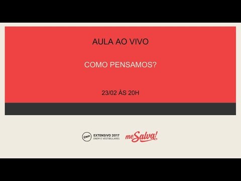 [AO VIVO] Me Salva! Como pensamos?