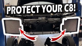 Corvette 2020-2023 (C8) Radiator Screens Install Guide