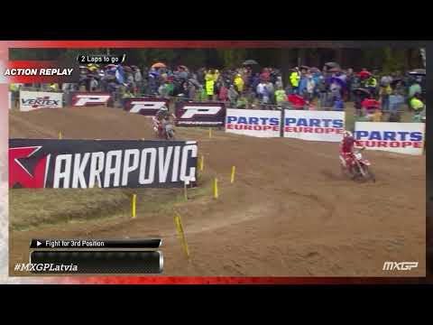 Benistant vs Langenfelder | MX2 Race 1 | MXGP of Latvia 2022 #MXGP #Motocross