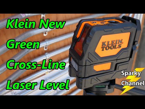 Klein New Green Self Leveling Cross-Line Laser Level 93LCLG with Red Plumb Spots Review