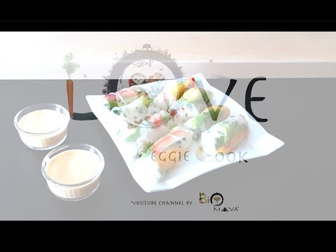 Recette rouleaux de printemps à la mangue sauce Ocean Loco, vegetarien, originale, vegan, facile
