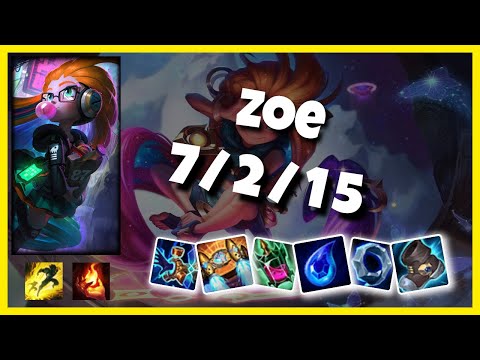Zoe vs Fizz KOREAN Challenger MID (7/2/15) - v10.25