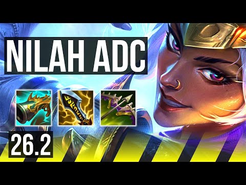 NILAH & Leona vs DRAVEN & Blitzcrank (ADC) | EUW Master | 26.2
