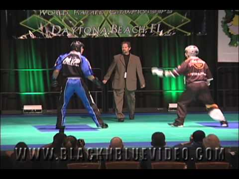 Leo Valdivia vs Hamed Firouzi at 2012 Gator Nationals Karate Tournament