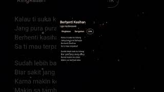 Download lagu Berhenti kasian - Kapthenpurek / Kalau ti suka ko bilang jang pura-pura bahagia mp3