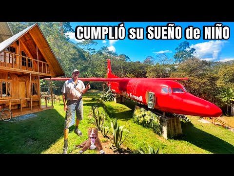 El “HOMBRE GENIO” que COMPRÓ un AVIÓN y lo llevó a la SELVA ¡INCREÍBLE!