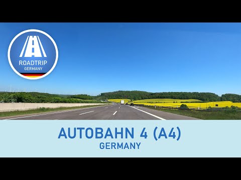 Deutschland - Autobahn 4 (A4) Full Roadtrip