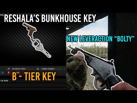 Reshala's Bunkhouse Key and new Lever Action Rifle!! | Escape from Tarkov