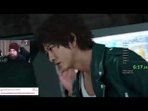 RGG Studios hardest speedrun - Any% JUDGMENT LEGEND - 5:28:51 with random flux fissure routing