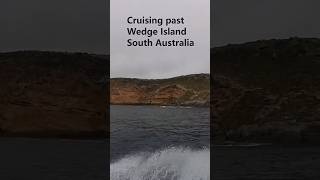 cruising in boat past wedge island in South Australia  #fishing #fishingboat #boatlife